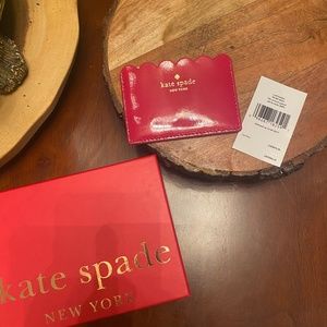 Kate Spade Coin Purse Credit Card Case in Hot Pink and Light Pink NWT
